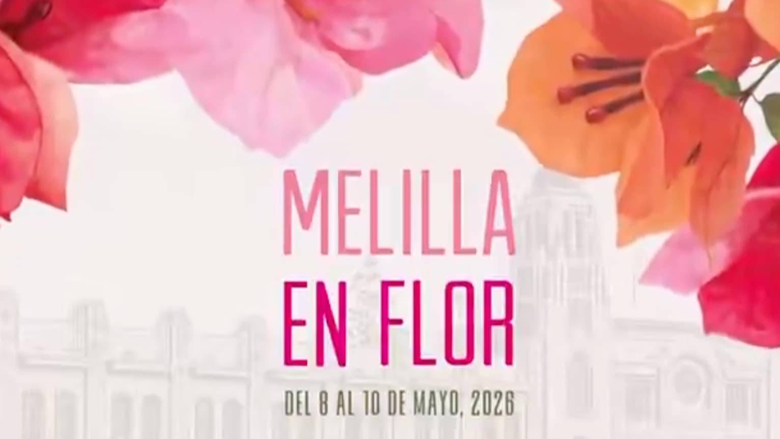 Melilla en Flor: Talleres y actividades del 8 al 10 de mayo